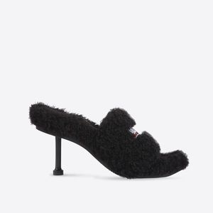 Balenciaga Furry Heels